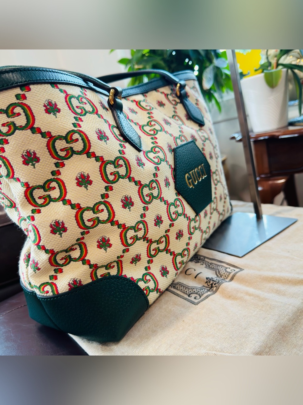 Gucci 100 Ophidia Shopping Tote Limited Edition Canvas Medium - Picture 14 of 16